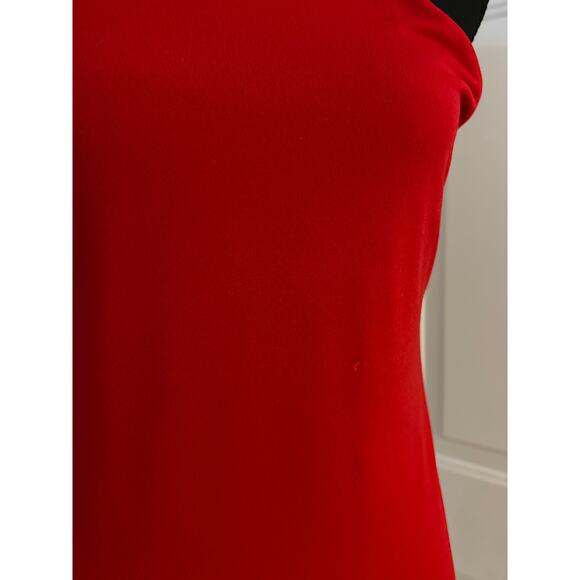 Lauren Ralph Lauren Petites Cris Cross neckline sleeveless blouse top PM - Picture 2 of 7